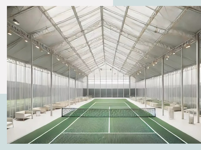 Строительство теннисных кортов в Мончегорске