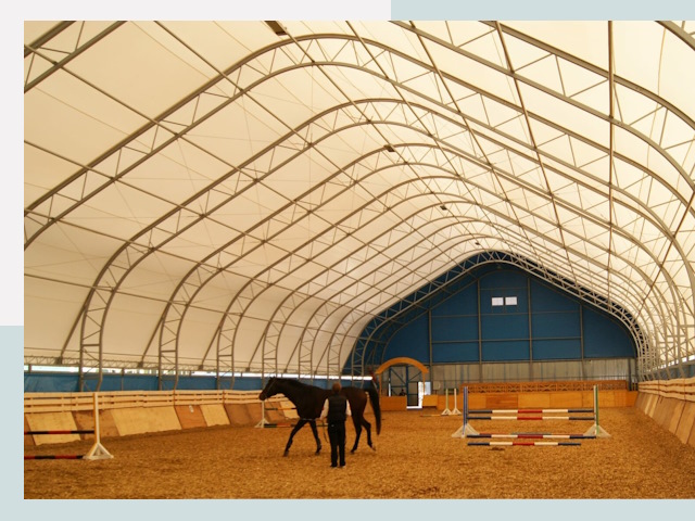 Строительство конных манежей в Мончегорске