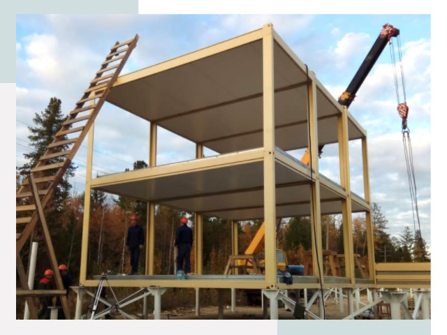 Строительство модульных здания Мончегорск