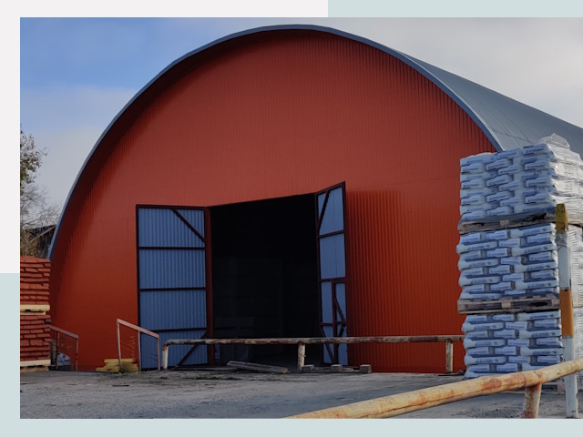 Полукруглые ангары по цене от 606 руб. в Мончегорск