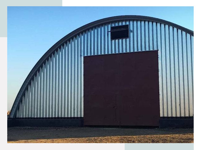 Бескаркасные ангары в Мончегорске
