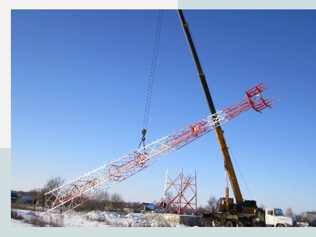 Строительство башен связи в Мончегорске от 606 руб.