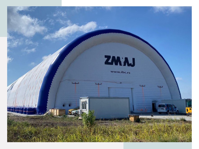 Брендирование ангаров в Мончегорске