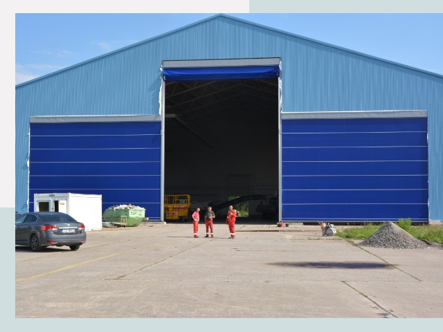 Ангарные ворота в Мончегорск от СтальСтрой-Мнч по цене 606 руб.