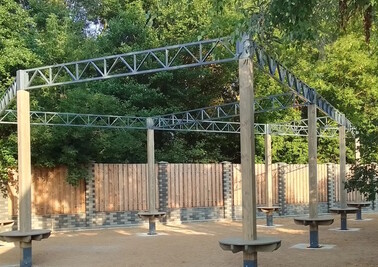 Терраса из металлоконструкций под ключ, проектирование, изготовление и монтаж от СтальСтрой-Мнч